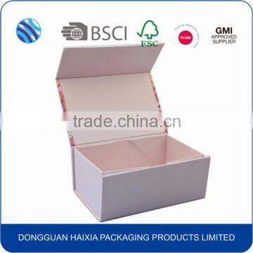 Cheap Custom Design Flat Folding Storage Rigid Box With Magnetic Closure