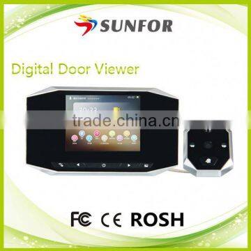 3.5" front door security cameras with day and night functions