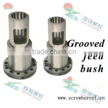 grooved feed bush (screw and barrel)