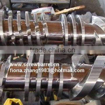 screw barrel parallel 9Cr18MoV double twin 38CrMoALA(JIS SACM645)bimetallic twin screw and barrel