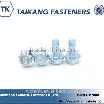 Grade 4.8 Made in China Flat Hex Head Hexagon Flange Screws photo-2