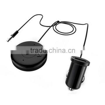 Chinese Classic design Bluetooth Handsfree Microphone + Charger Car Kit for Mobile Phone