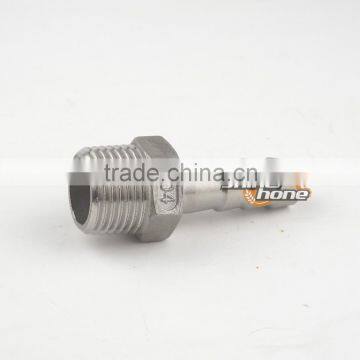 Stainless Steel 1/2 in MPT x 3/8 in Barb, Homebrew Hardware, Pump Fitting