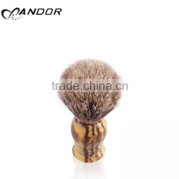 Cosmetic Badger Hair Shaving Brush With Resin Handle photo-6