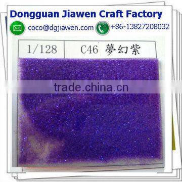 christmas decoration purple glitter powder