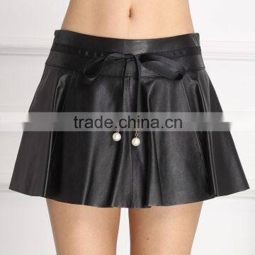 Womens sexy leather skirts