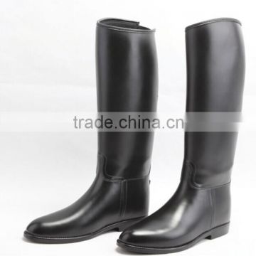 black shinny, pvc long horse riding boots women B1372                        
                                                Quality Choice