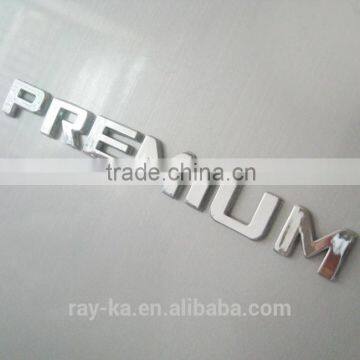 plastic embossed logo