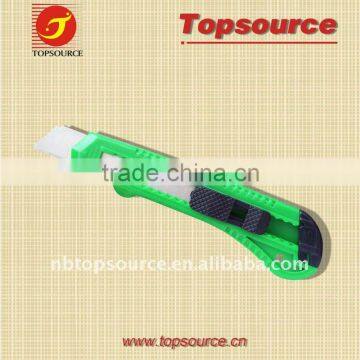 Mini Cheap Plastic Retractable School Utility Safe Art Knife for promotion