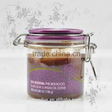 Organic Argan Oil Morocco Whitening exfoliating skin whitening body scrub OEM