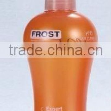 uniquely designed 300ml orange plastic shampoo bottle