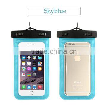 YZTEK Hot Sale Transparent Waterproof Underwater Pouch Dry Bag Case Cover For IPhone Cell Phone Touchscreen Mobile Phone