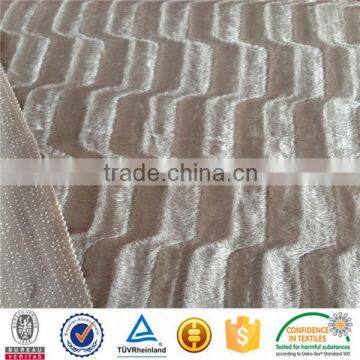 warp knitting Anti Slip Anti-skid plastic dot on sofa brushed Velboa Fabric