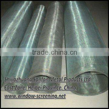 Blue Galvanized Window Screen