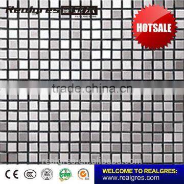 Foshan manufacture Best sell promotional hexagonal glass mosaic tiles