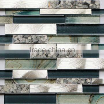 New! glass mosaic,aluminium mosaic shell mosaic BDS-141B