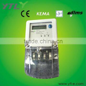 Single phase electric 7 ways anti-tamper kilowatt meter