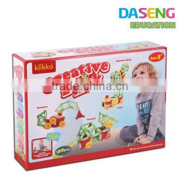 2016 Fashion eco-friendly plastic toys building blocks construction toys for kids