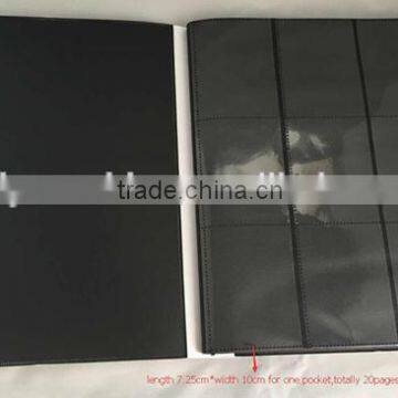 OEM Customized Card Binder With 9-pocket PP Porfolios Dongguan Factory Pokemon Cartoon