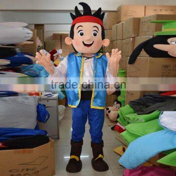 Durable movies character adult Jake from never land pirates mascot costume