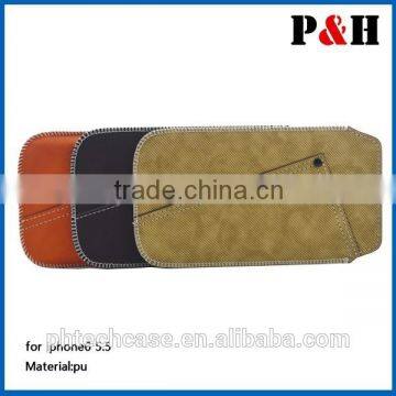 Pull Tab Leather Pouch Case for Iphone 6 5.5 Inch photo-4