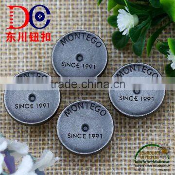 Metal Carve Logo Customized Alloy Jeans Denim Button,Metal Button for Jackets photo-4