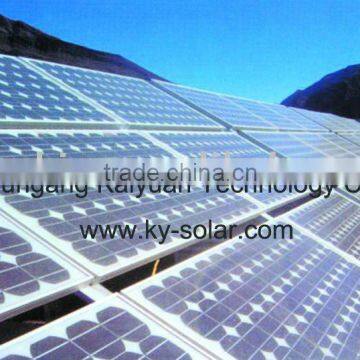 mono and poly type PV solar panel modules