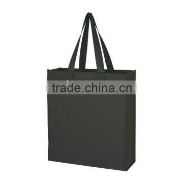 Non-Woven Grommet Tote-Black