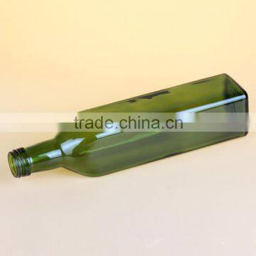 500ml dark green glass oil vinegar bottle