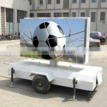 P6/P8/P10 full color mobile advertising trailer led display screen