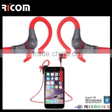 Waterproof Stereo V4.0 Sports Ear Hanging bluetooth earphone earbuds headphone--BTH-210--Shenzhen Ricom