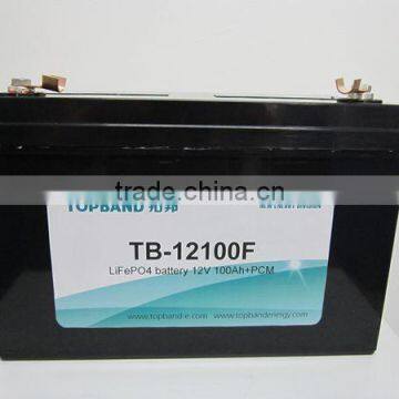 lipo4 12v battery solar battery 12V 100Ah TB12100F