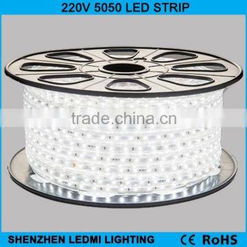 High quality 220v 100m 5050 led strip light