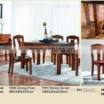 Classical Wooden Dining Table Furniture / Cheap Dining Room Set