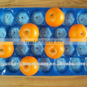 Packaging liner tray for fresh fruit