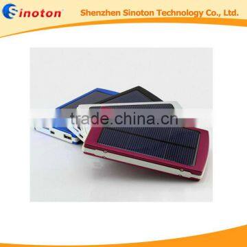 Universal 10000mah Solar Panel Charger battery For Laptop Mobile Cell Phone USB