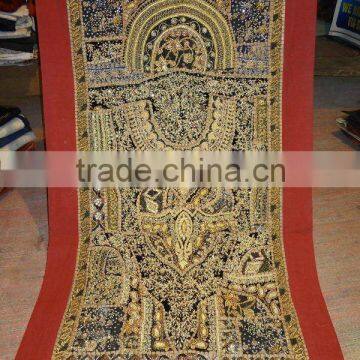 RAJASTHANI beaded wall tapestry