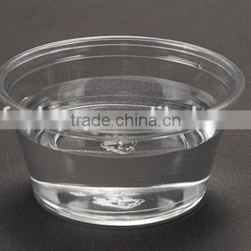 Decorative PET glass plastic ice cream cup