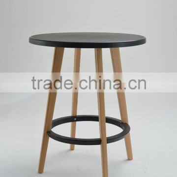 Round home Stool & Ottoman Wooden frame table