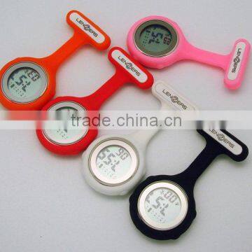 watch factory made silicone custom digital nurse watch