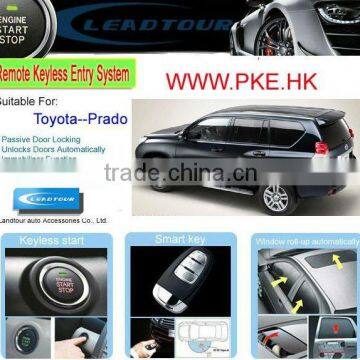 Keyless Entry Smart Push Button Start Engine with RFID Car Security System for Toyota Prado