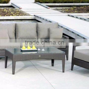 Resin Wicker Garden Sofa Rattan- High Quality Garden Rattan Furniture (aluminum Frame, UV Proof Poly Rattan) photo-4