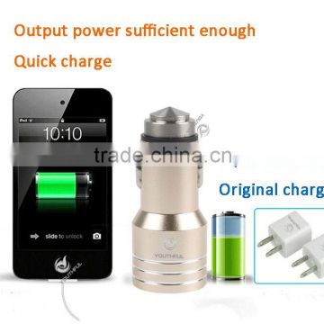 12V High quality portable multi-function Rechargeable car battery charger with safety hammer