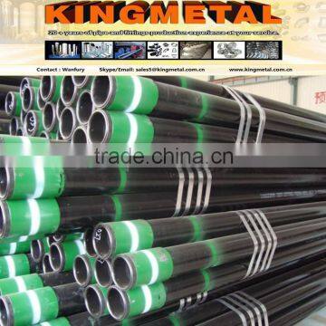 API 5CT Seamless Carbon Steel Casing Tubing Casing Tube