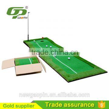 Wholesale green grass synthetic turf golf putting mat for golf training