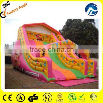 2014 most popular wet dry inflatable slide