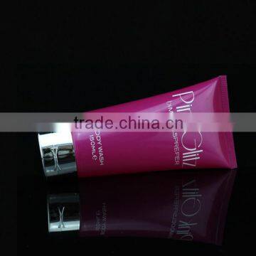 pink glitz body wash clear plastic tube