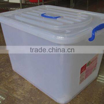 100L plastic storage container storage box with wheels