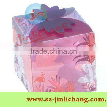 Custom printing folding plastic wedding dress packaging box