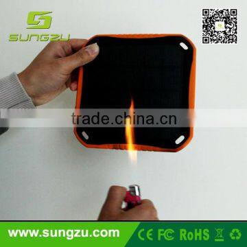 5600mah square solar panel charger for sony xperia with flashlight wholesale
